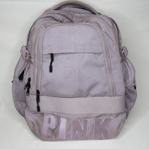 PINK Victoria's Secret Handbags - Victoria's Secret PINK Dreamy Lilac COLLEGIATE Travel Backpack